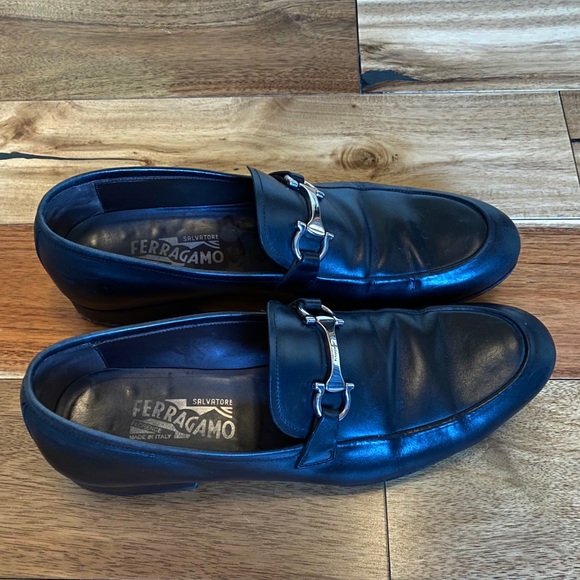 Salvatore Ferragamo smooth calf leather loafers main image 5